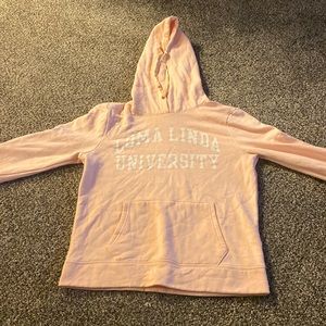 Coral/ light pink Redshirt hoodie.